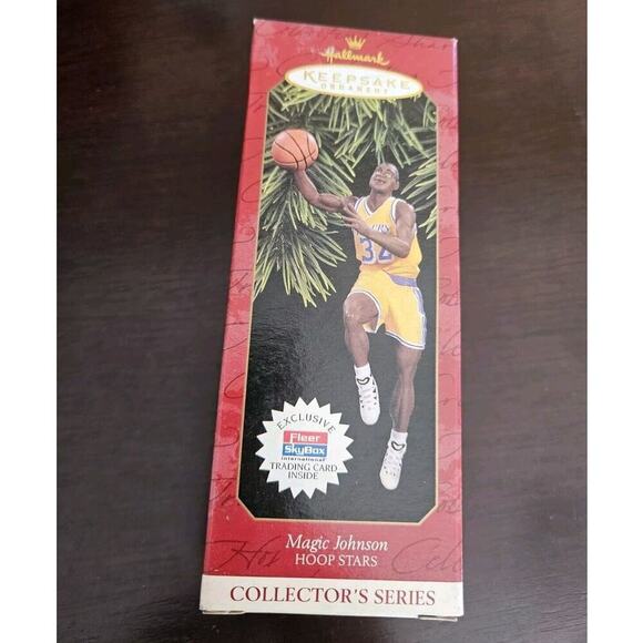 MAGIC JOHNSON - HOOP STARS SERIES #3 1997 Hallmark Ornament - Picture 1 of 2